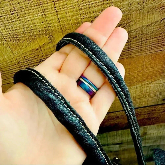 Patricia Nash Rodano Heavy Grain Pebbled Leather Satchel - Picture 7 of 10